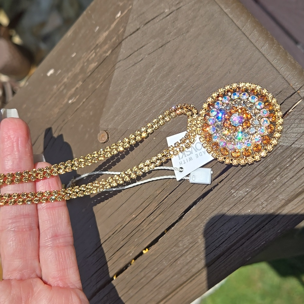 NWT RARE Swarovski Crystal Necklace - Picture 4 of 9